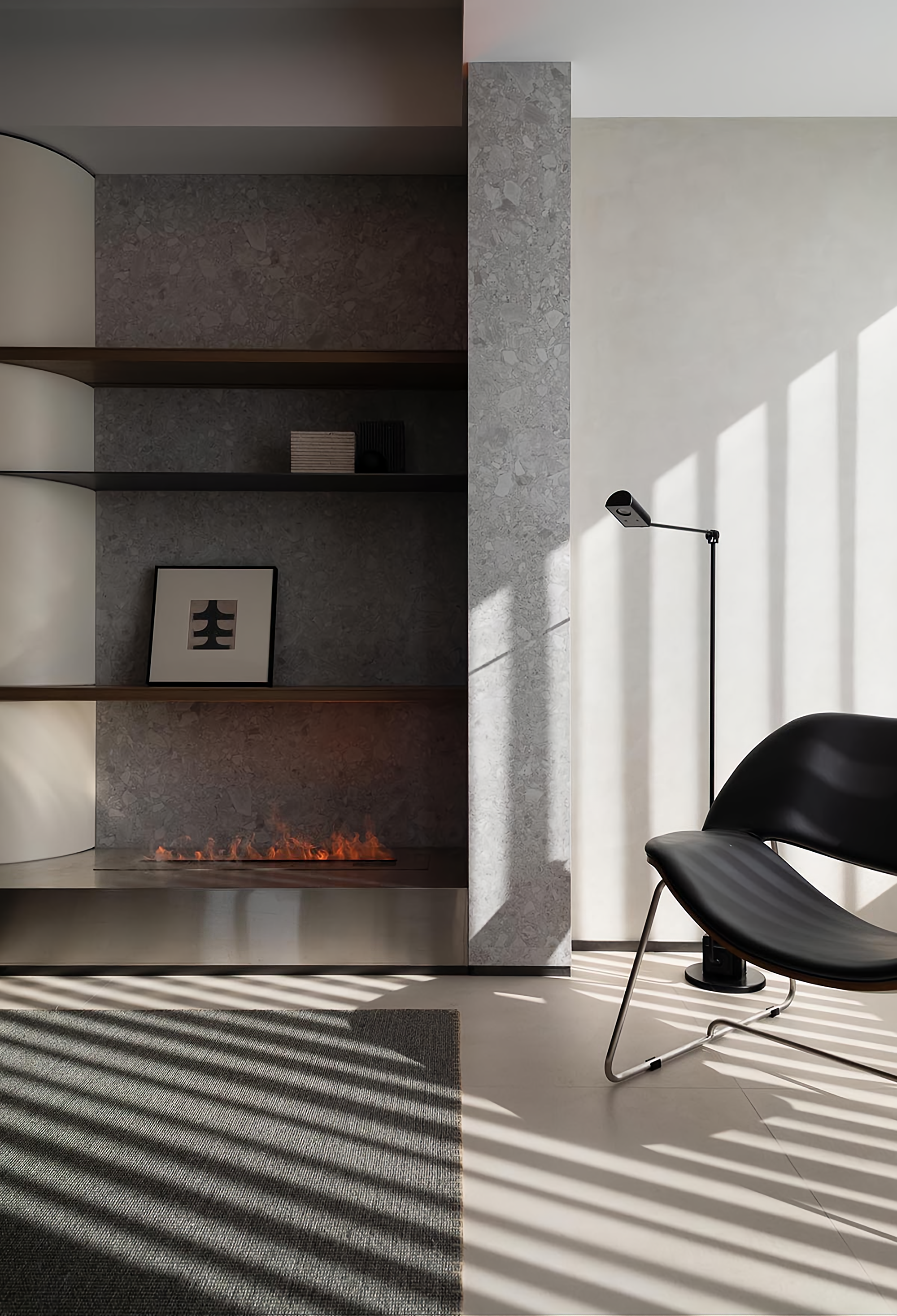 现代简约风私宅丨中国广州丨六品设计-40