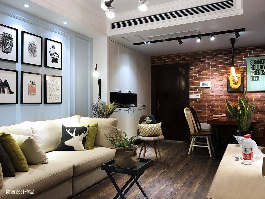 陈宣设计 · 重庆 65 平米美式工业风住宅-25