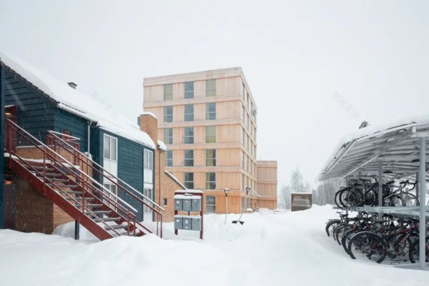 Kallerud学生公寓:模块化木结构住宅-3