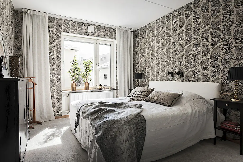 瑞典家庭公寓的色彩碰撞-9