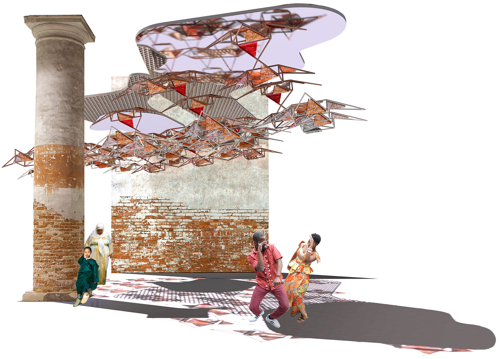 “编织建筑”建筑元素，意大利威尼斯双年展 / EMBT-37