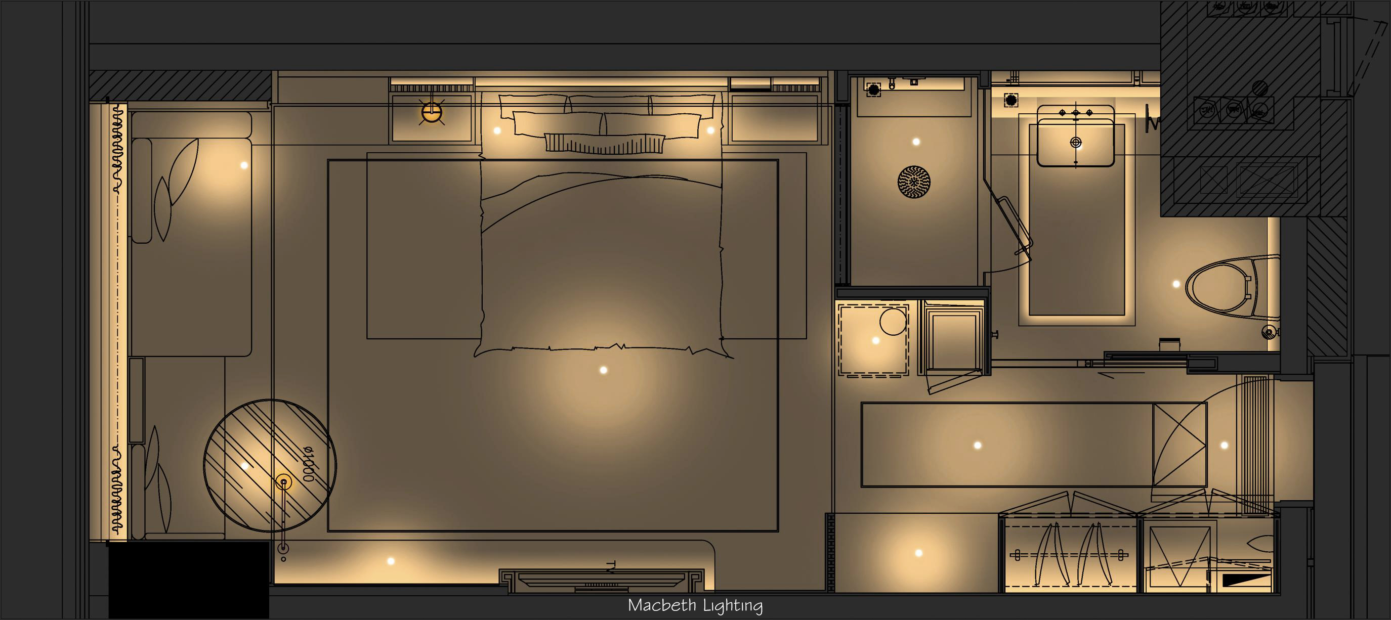 某酒店样板间灯光巡场丨中国昆明-5