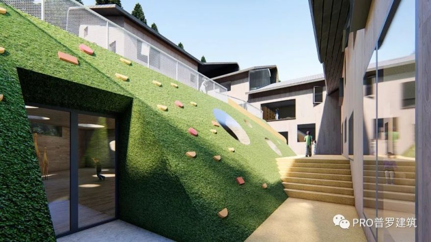 甘肃天水山坡幼儿园——与自然共融的成长空间-55