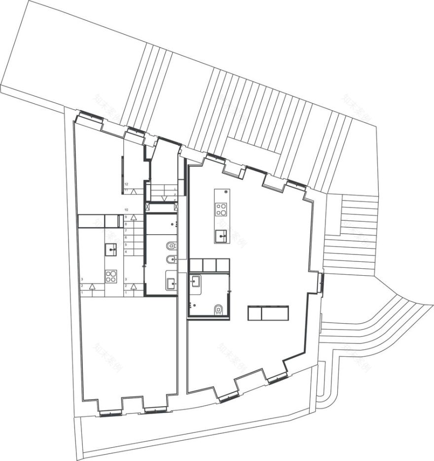 葡萄牙 Porto 米拉加亚历史区 Monte dos Judeus 建筑改造-13