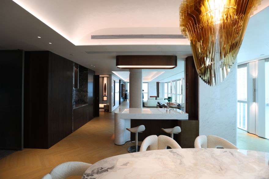 卡地亚天际330㎡大平层丨中国成都丨成都聚美,牛犇建筑空间设计事务所-33