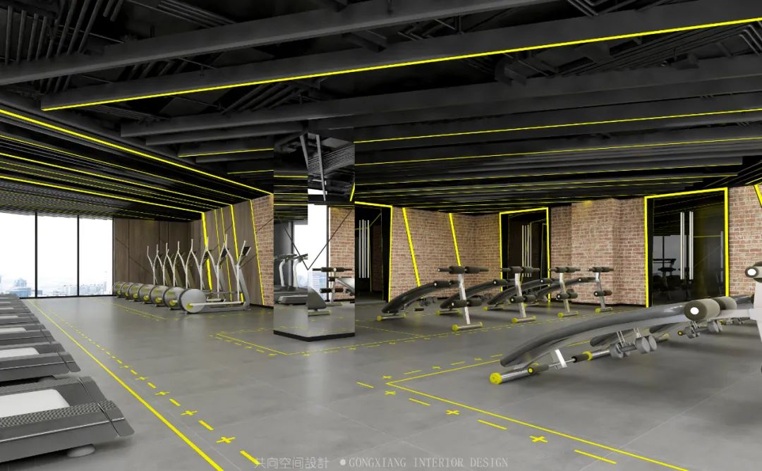 JIANLEME 健身房丨共向空间设计-25