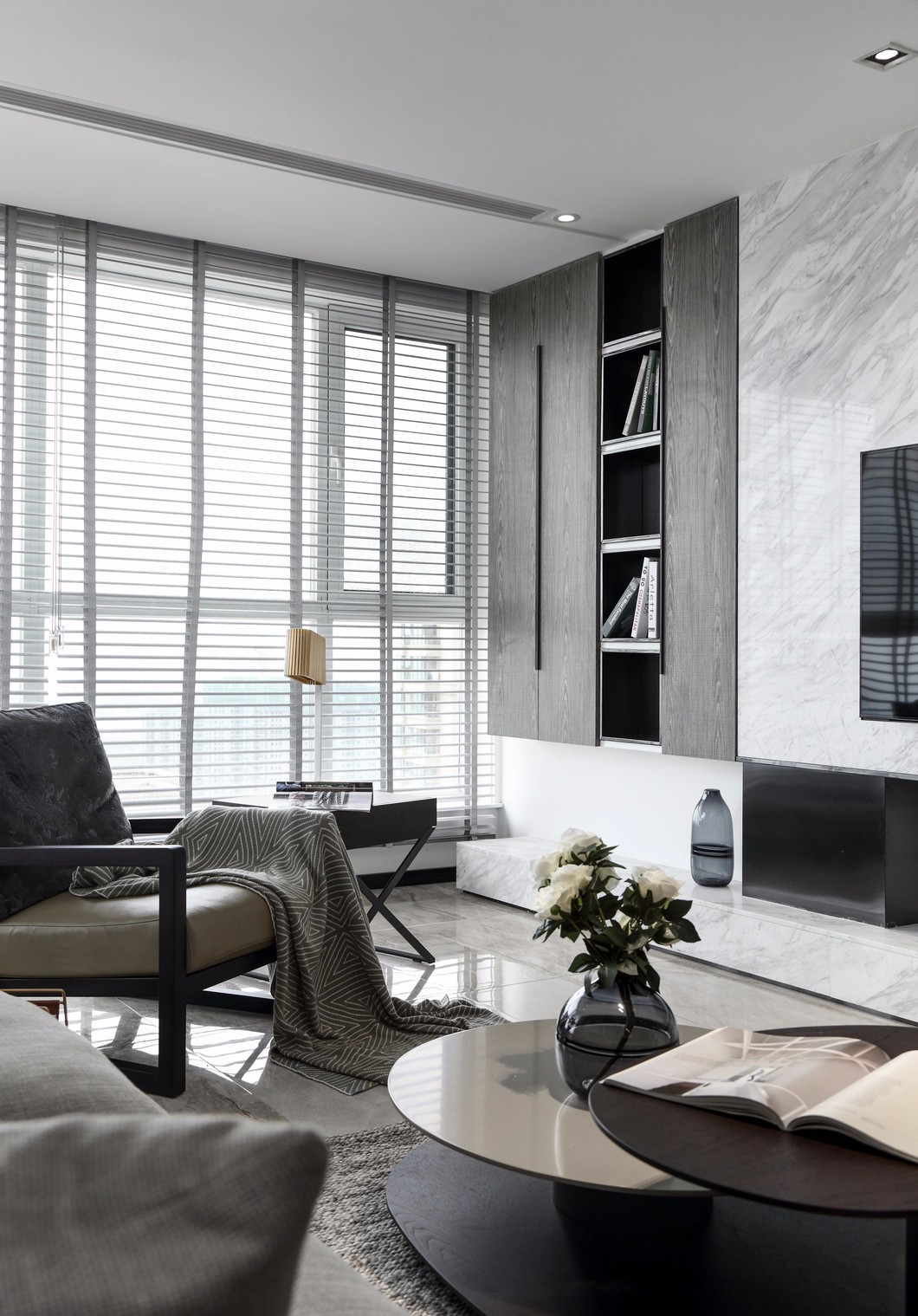宝盛广场住宅 | 现代高级灰的复式 Loft 设计-5