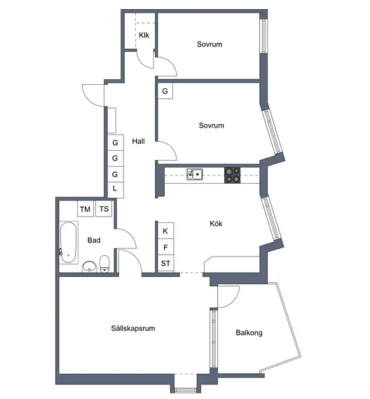 温馨封闭式观景阳台设计-18