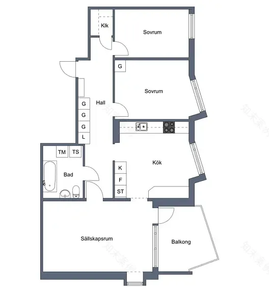 温馨封闭式观景阳台设计-18