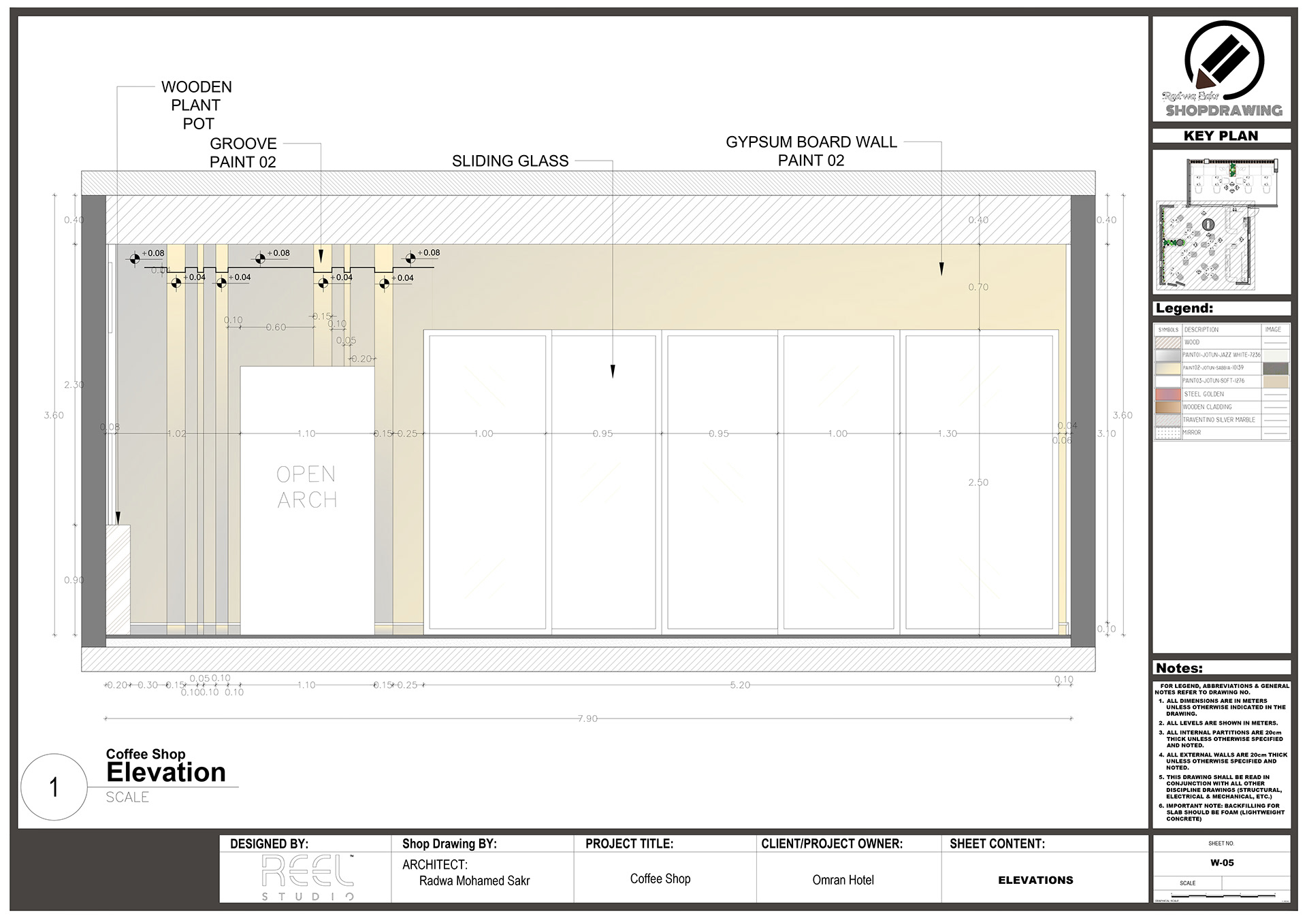 Shop Drawing For Coffe Shop-15