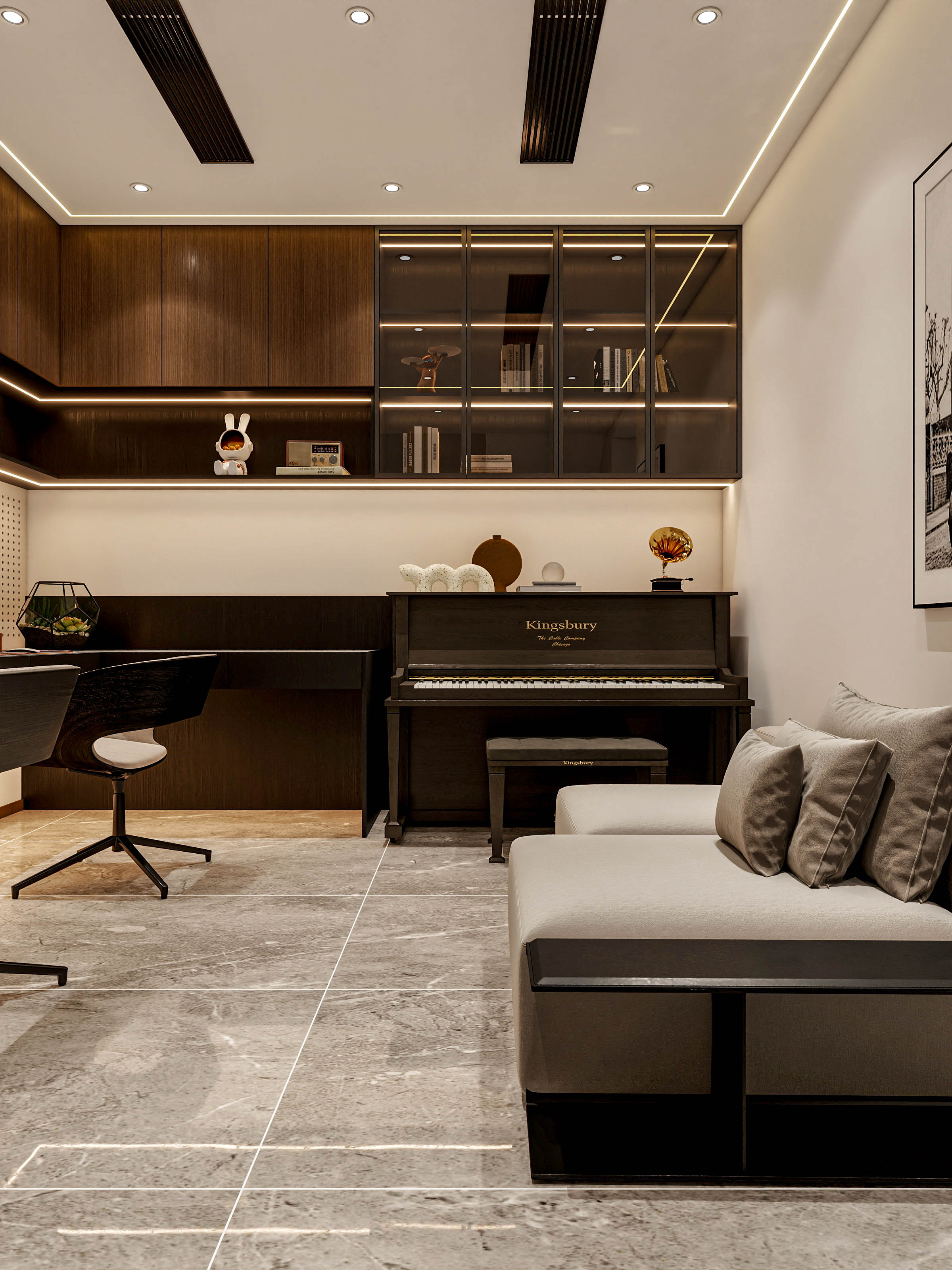 德商御府天骄西区，616平方意式极简别墅丨中国成都-19