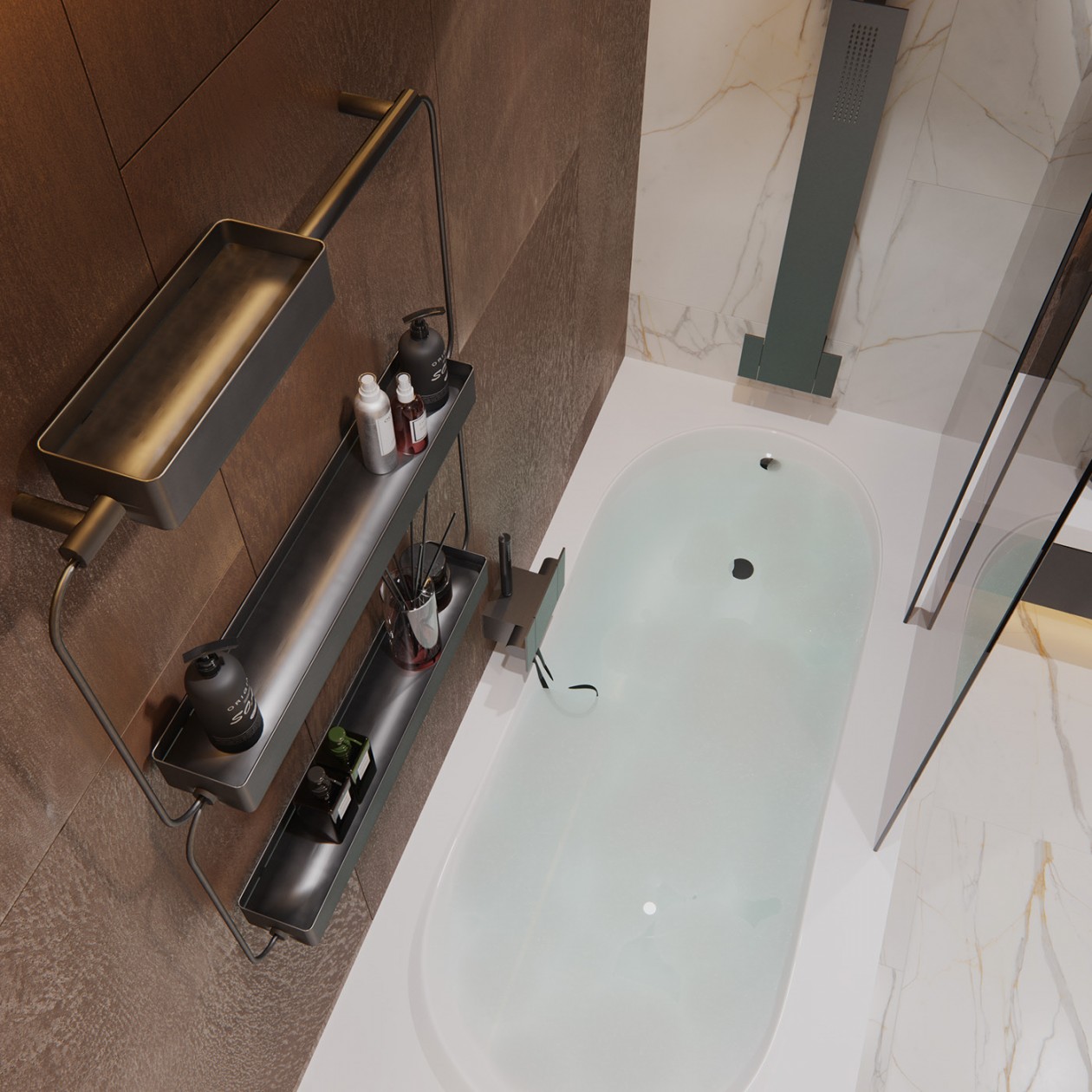 高级灰+原木 经典的自然生态材料和明快的家具相结合-28