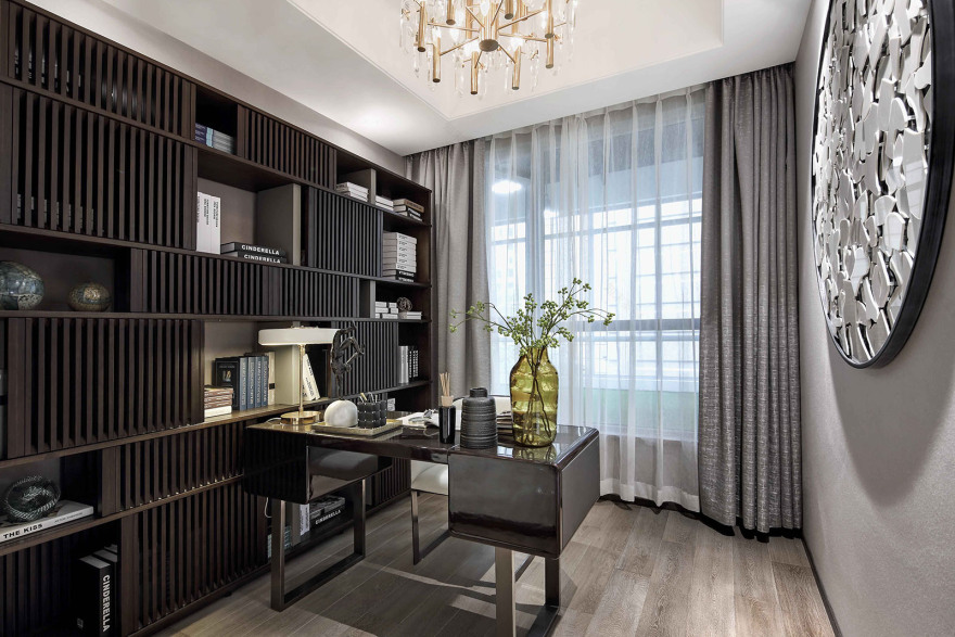 216㎡成都华润金悦湾悦府H精装样板房 开戊空间设计-14