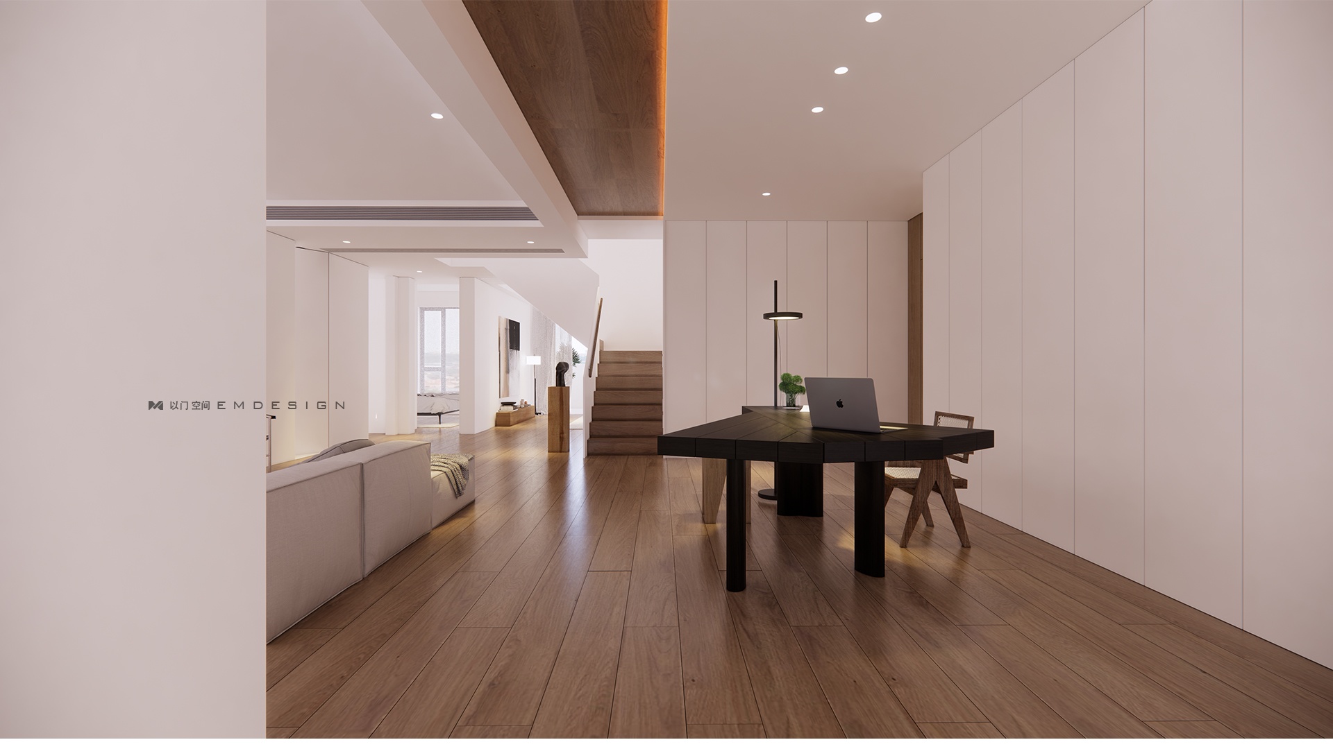 打造现代简约的舒适办公环境丨至域,以门空间设计-6