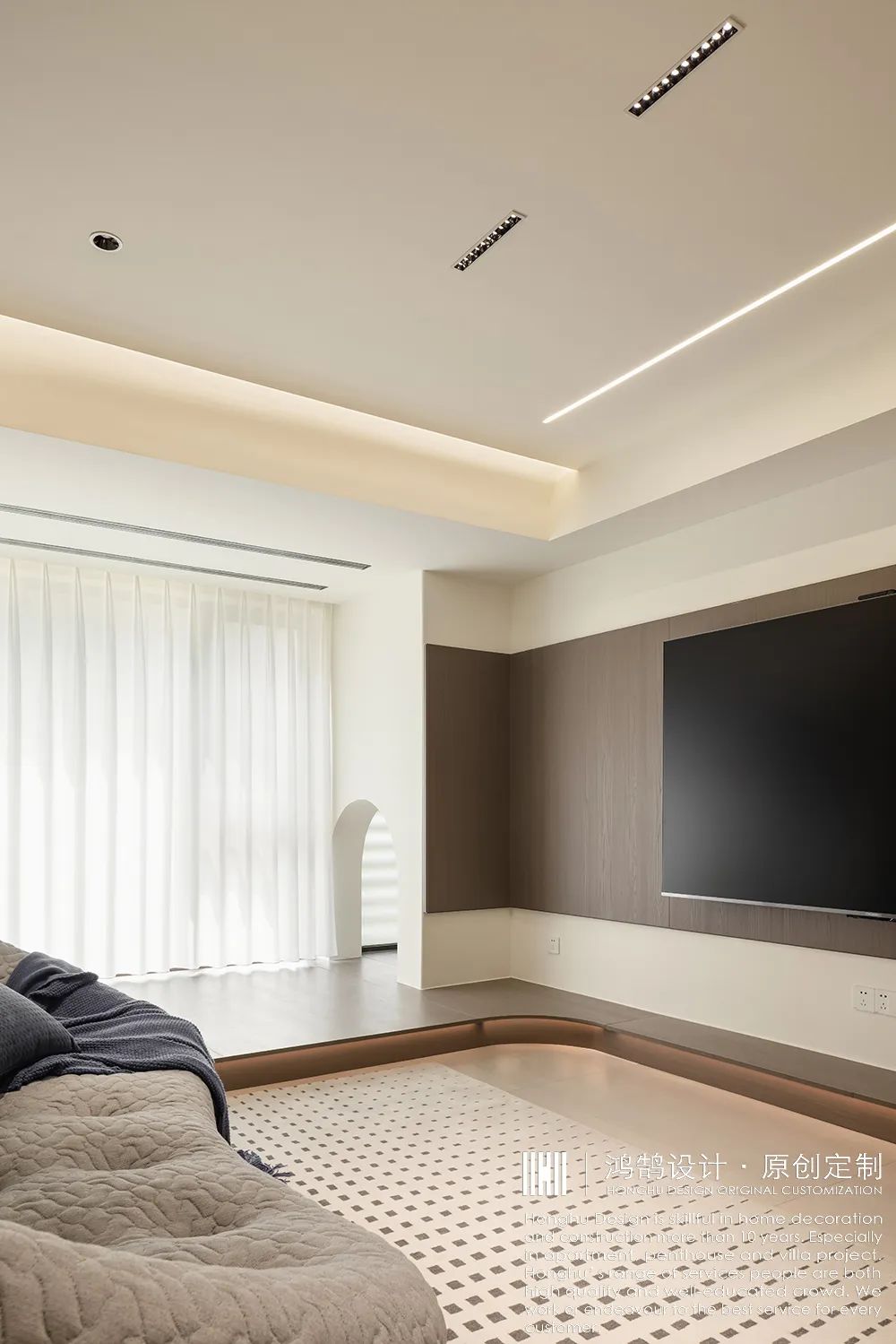 等你下课 | 110㎡里奶油色温柔地诉说着家庭每个成员的重要性，包括“柯基”。-5