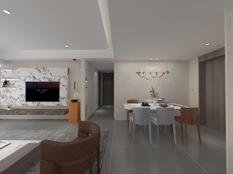 现代简约家居装饰效果图-3