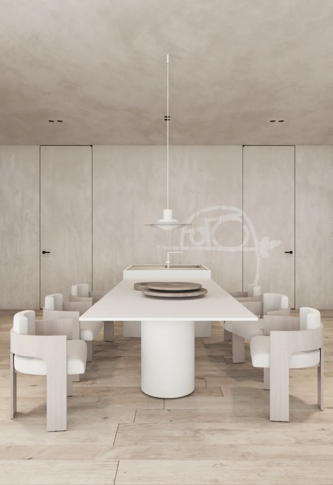 乌克兰设计师 Vitaliy Vorobey 的极简主义空间设计-57