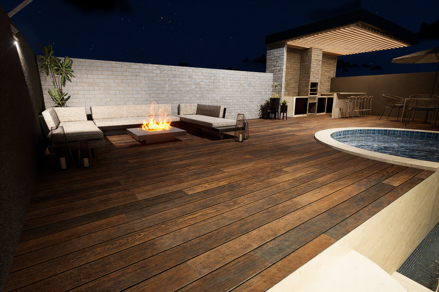 Casa Condominio versão noite-6