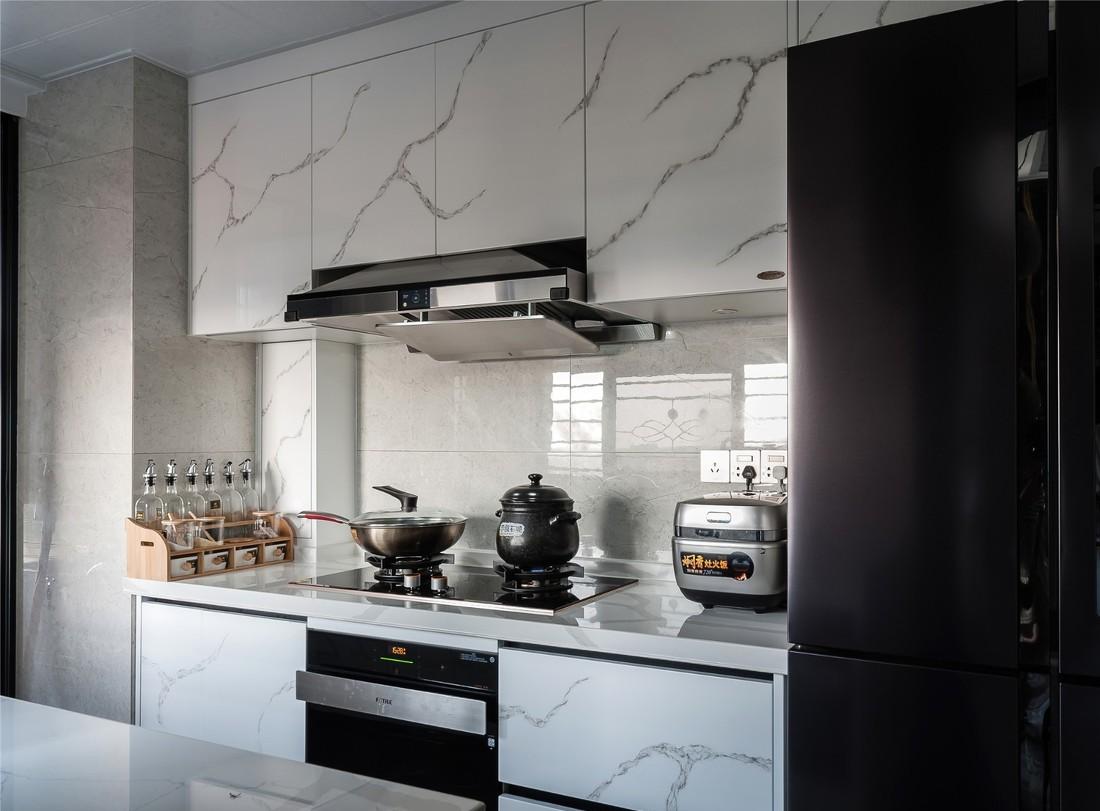 120㎡老气精装房掰成时髦精致轻奢风-19