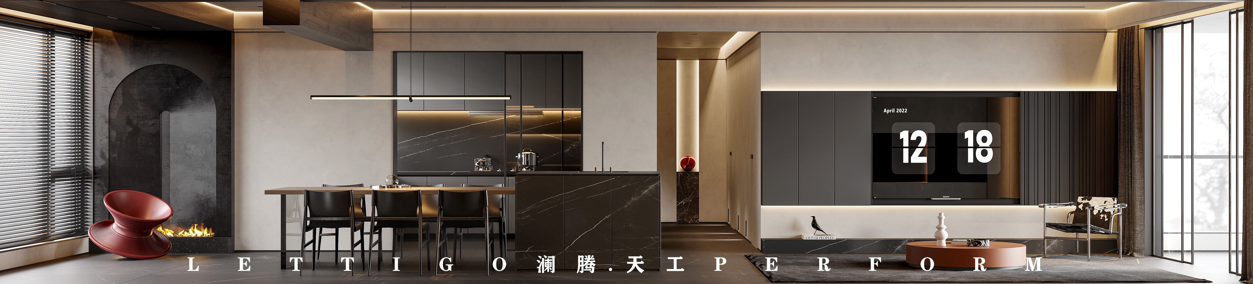 现代极简+暗黑调，形成高级感的居家名片-4