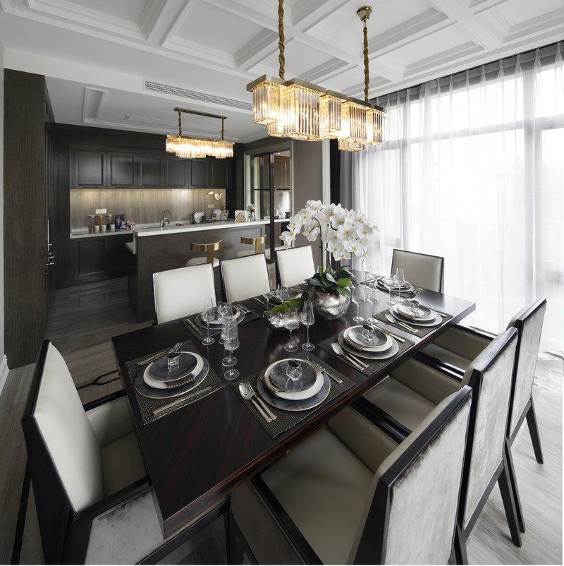 绍兴御香园四期独栋别墅样板间 | 后现代美式奢华-21