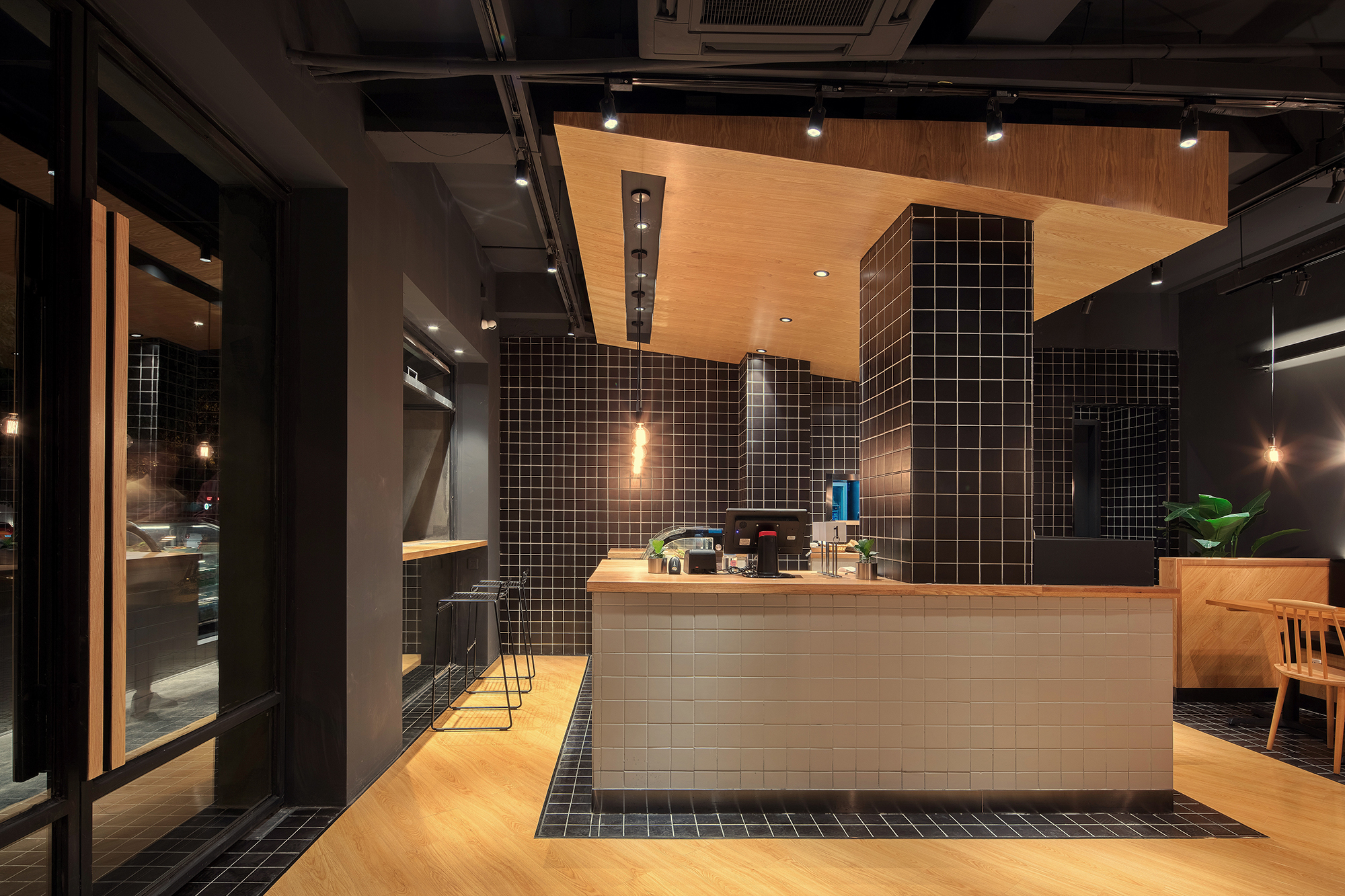 杭州上城区罗德轻食餐厅，百平米精致空间-15