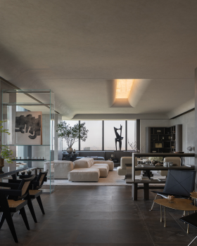 新作 归屿 · 杭州兆丰 730㎡ 滨水云端大平层丨春山秋水