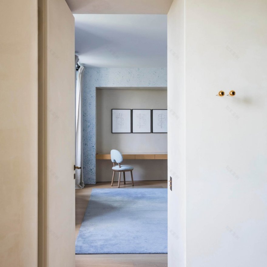 巴黎某住宅室内设计丨法国巴黎丨Pierre Yovanovitch-13