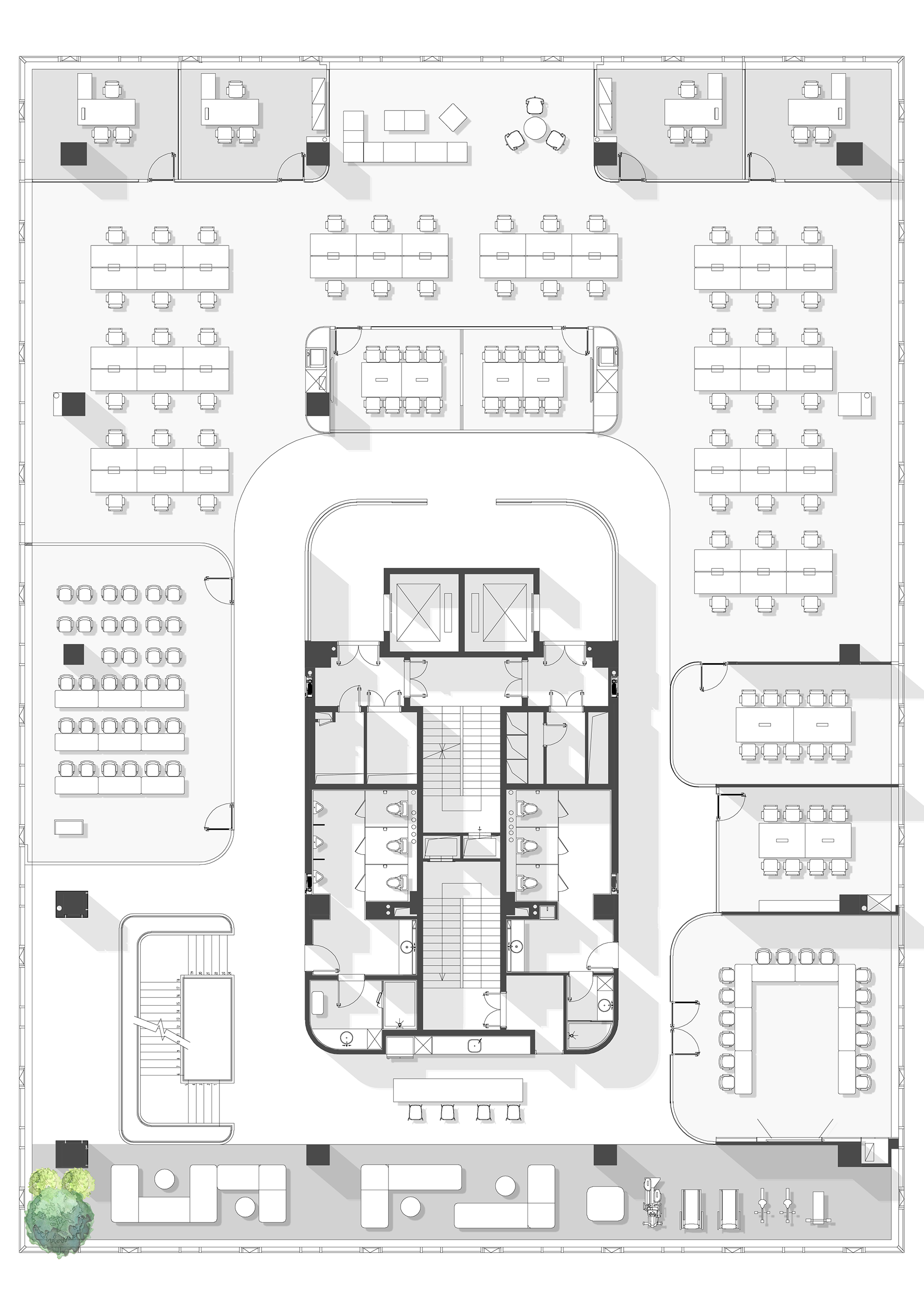 宁波东源音响总部办公大厦丨中国宁波丨集艺设计-64