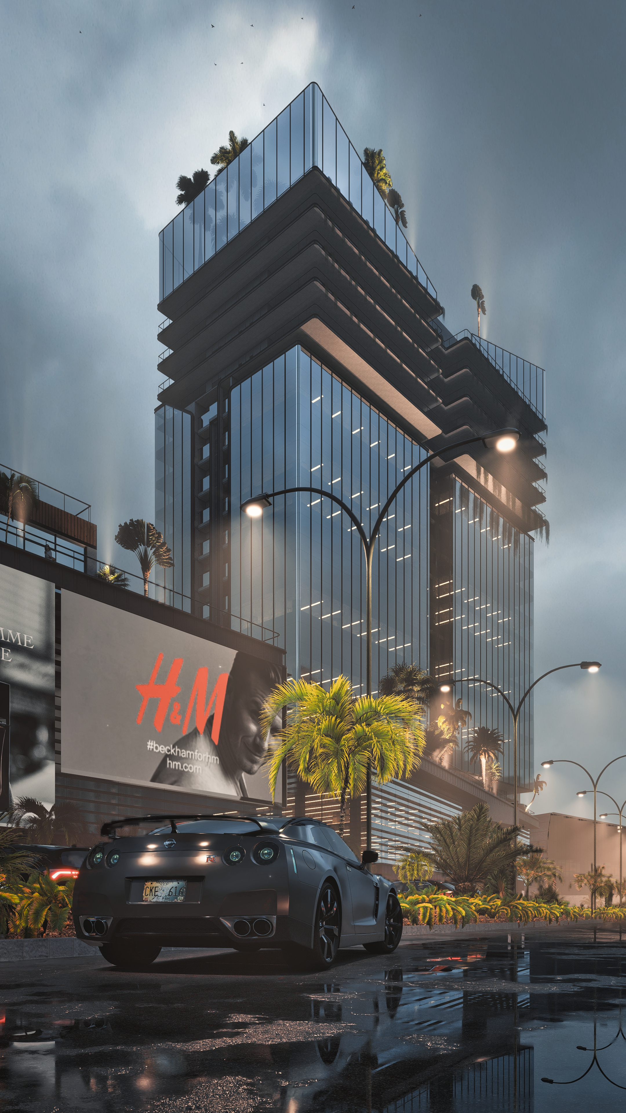 现代五星级酒店外观设计丨Uganda丨RABANI Architectural Studio-15