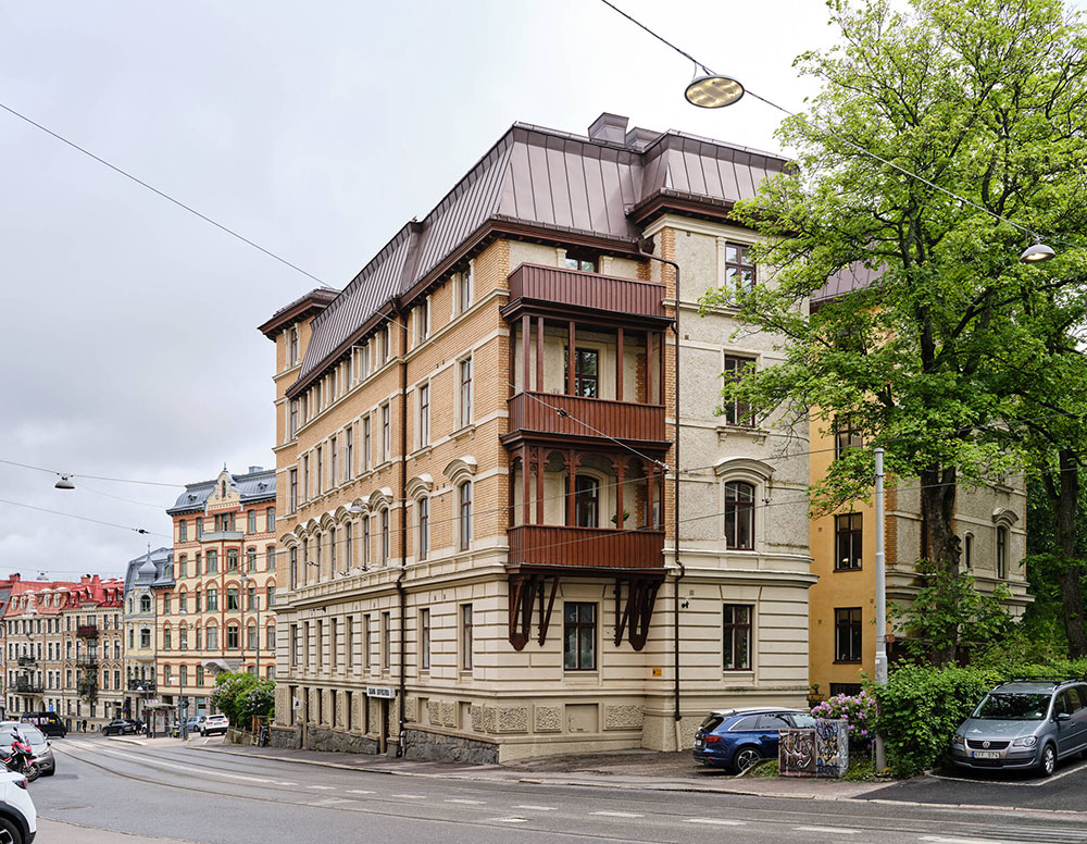 瑞典 52㎡清新自然角公寓设计-25