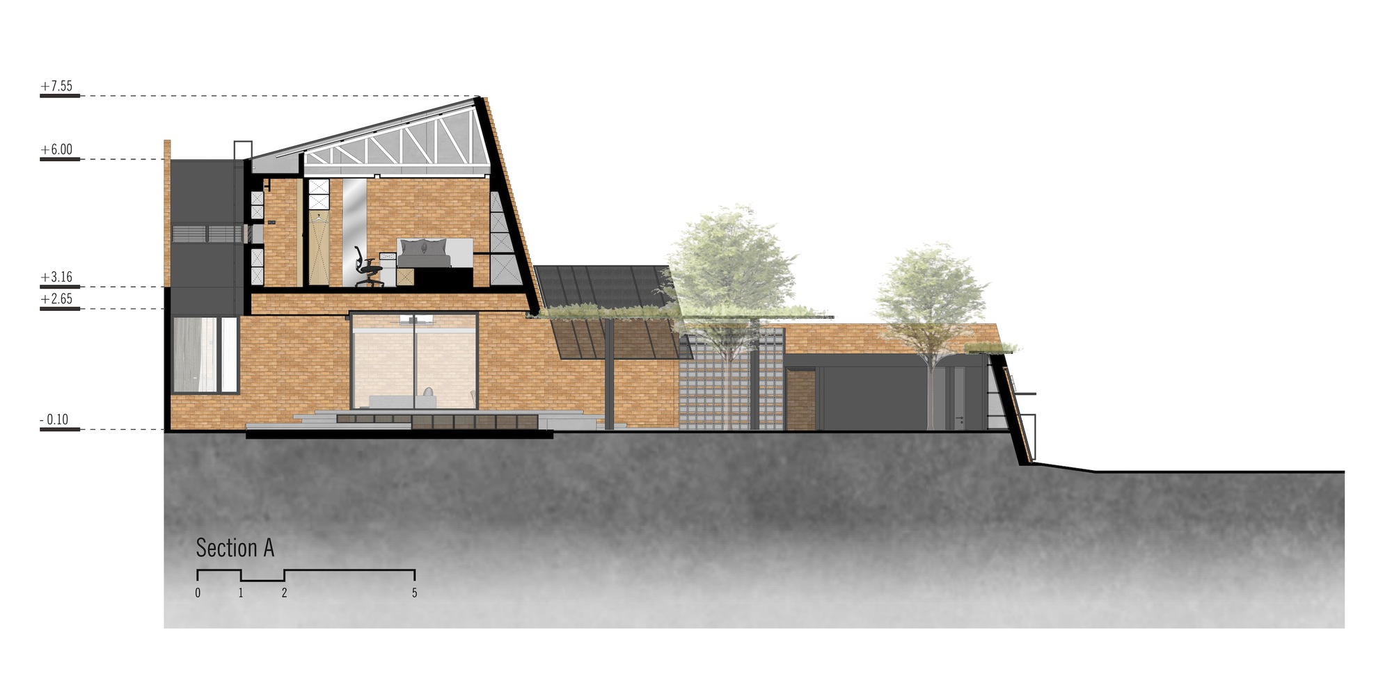 古努尔之家丨印度丨PSA Studio-14