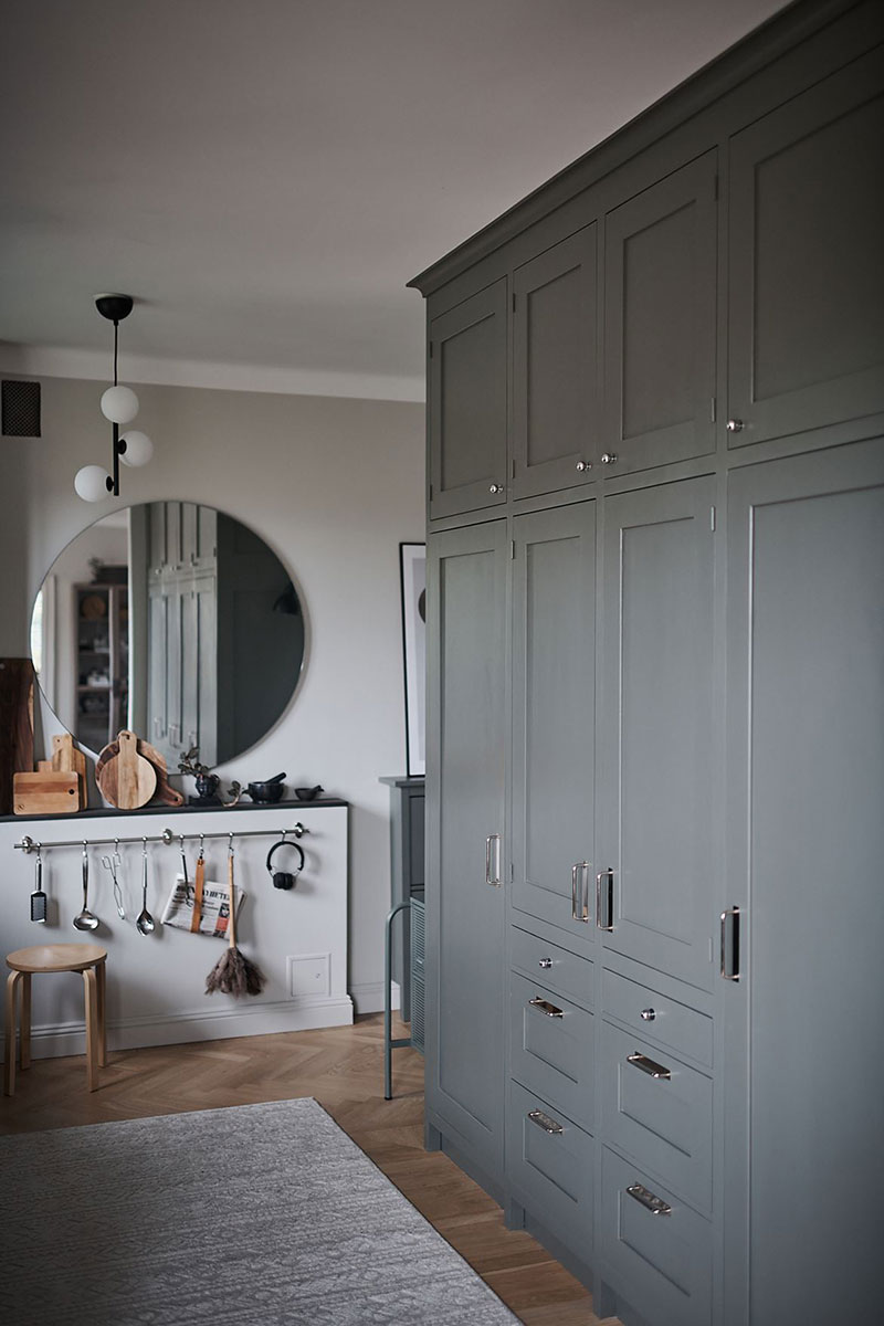 瑞典灰色调时尚公寓，打造温馨空间-14