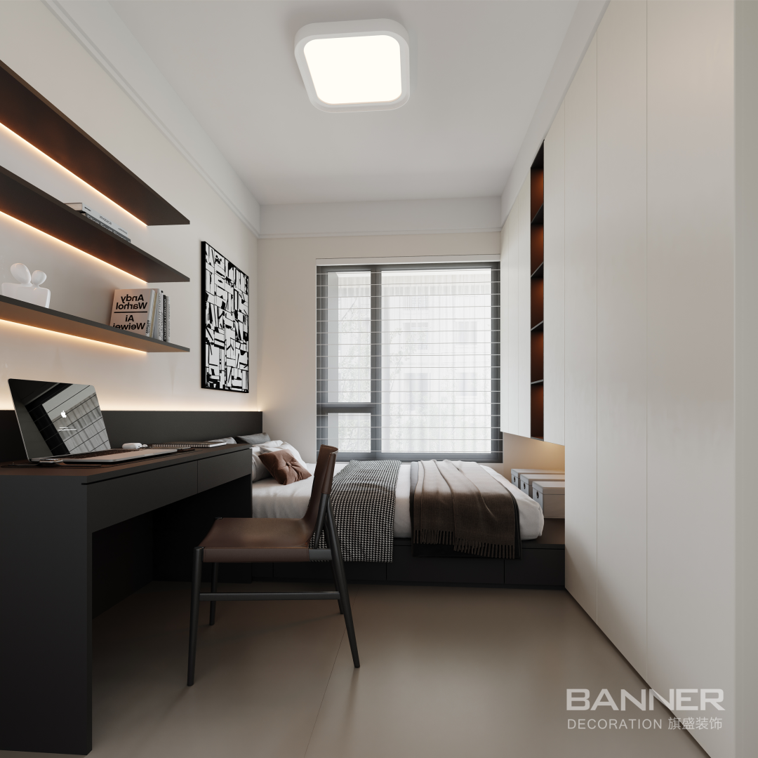 刘迅茹128㎡意式轻奢居所-35