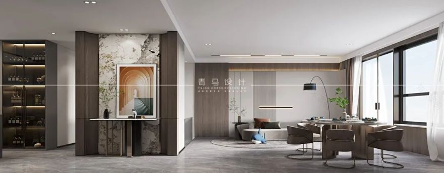 现代简约底跃别墅设计丨青马别墅设计-17