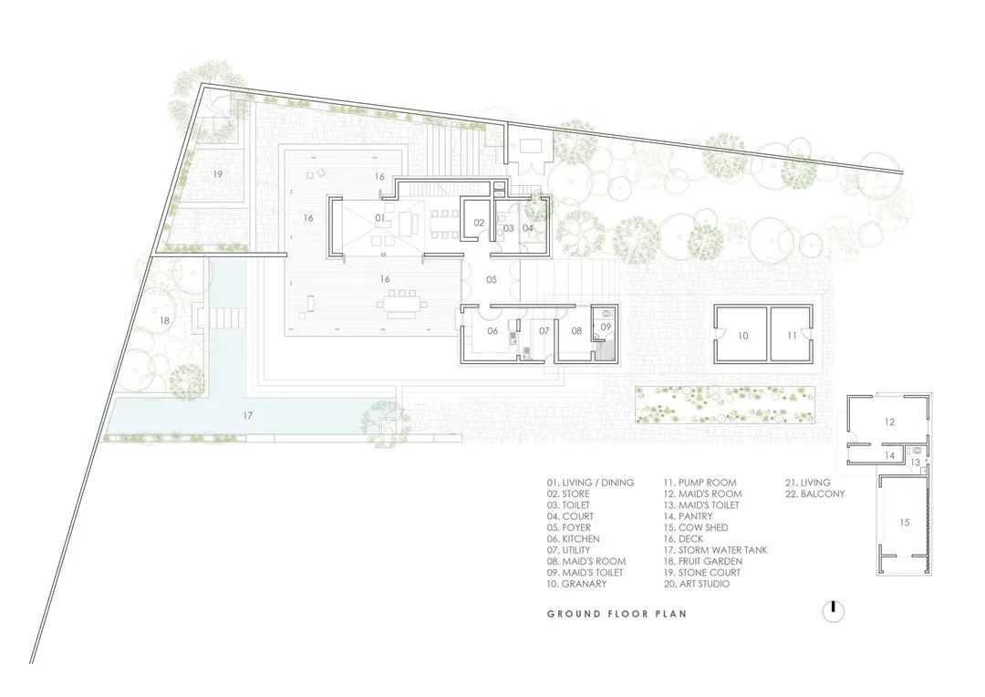 窄砖房丨印度特里凡得琅丨Srijit Srinivas ARCHITECTS-20