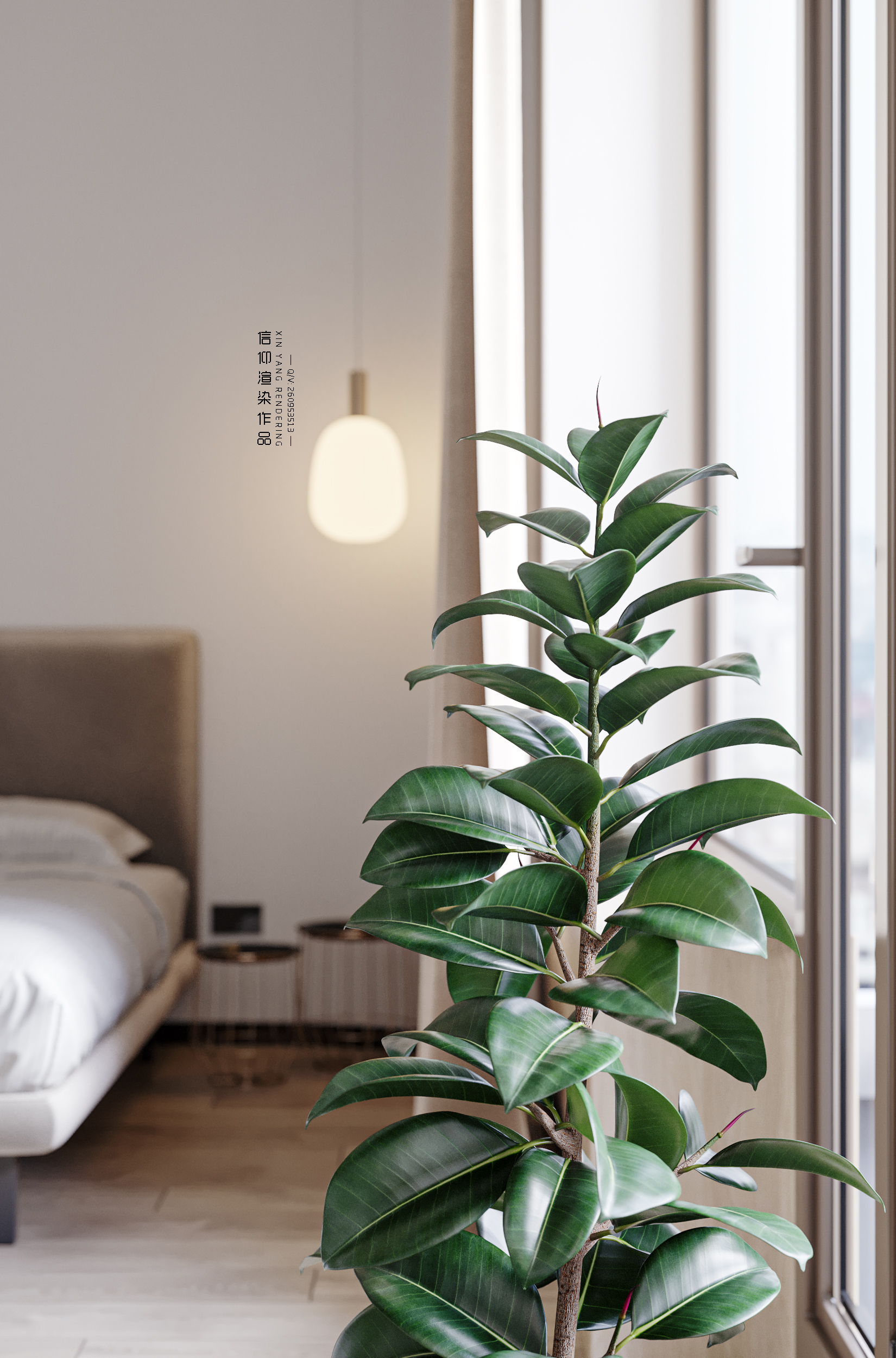 现代公寓的 CORONA 渲染艺术-11