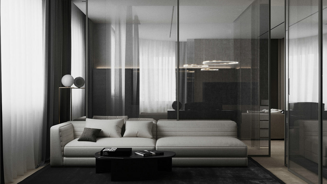 深色系公寓设计-5