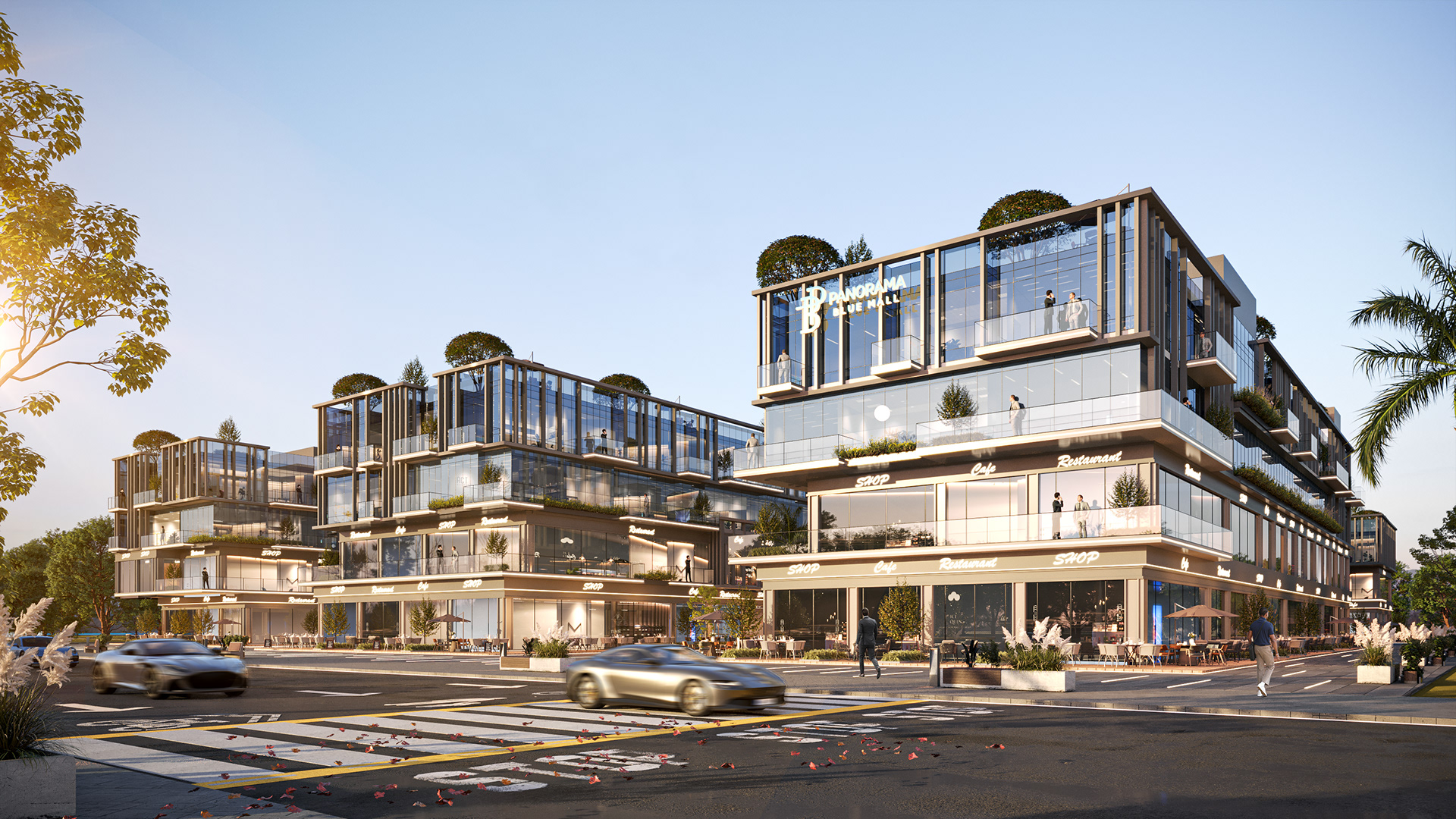 panorma blue mall（全景蓝色购物中心）丨Hafez Consultants-3