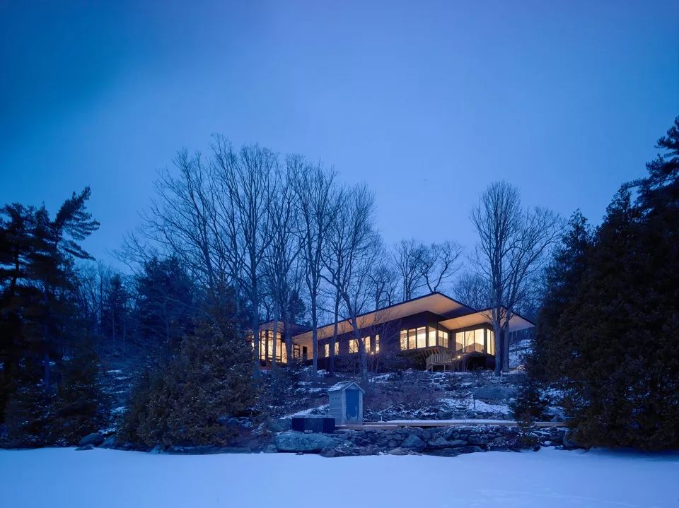 约瑟夫湖木屋 | 融入自然，延续文化的加拿大度假屋-13