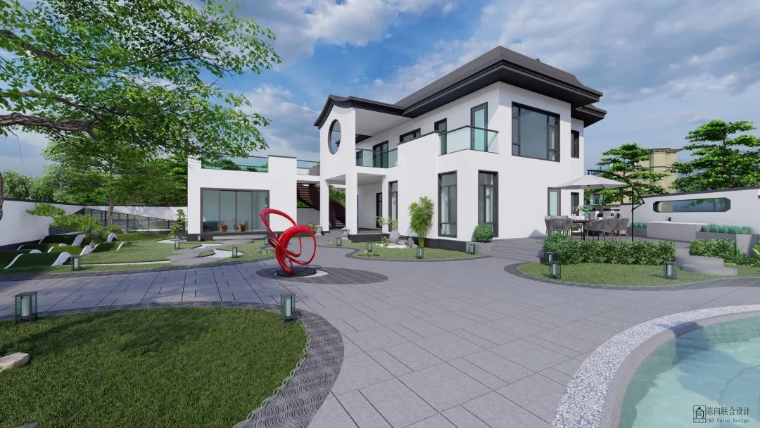 佛山顺德“窥·日”庭院设计丨中国佛山丨陈向联合设计-32