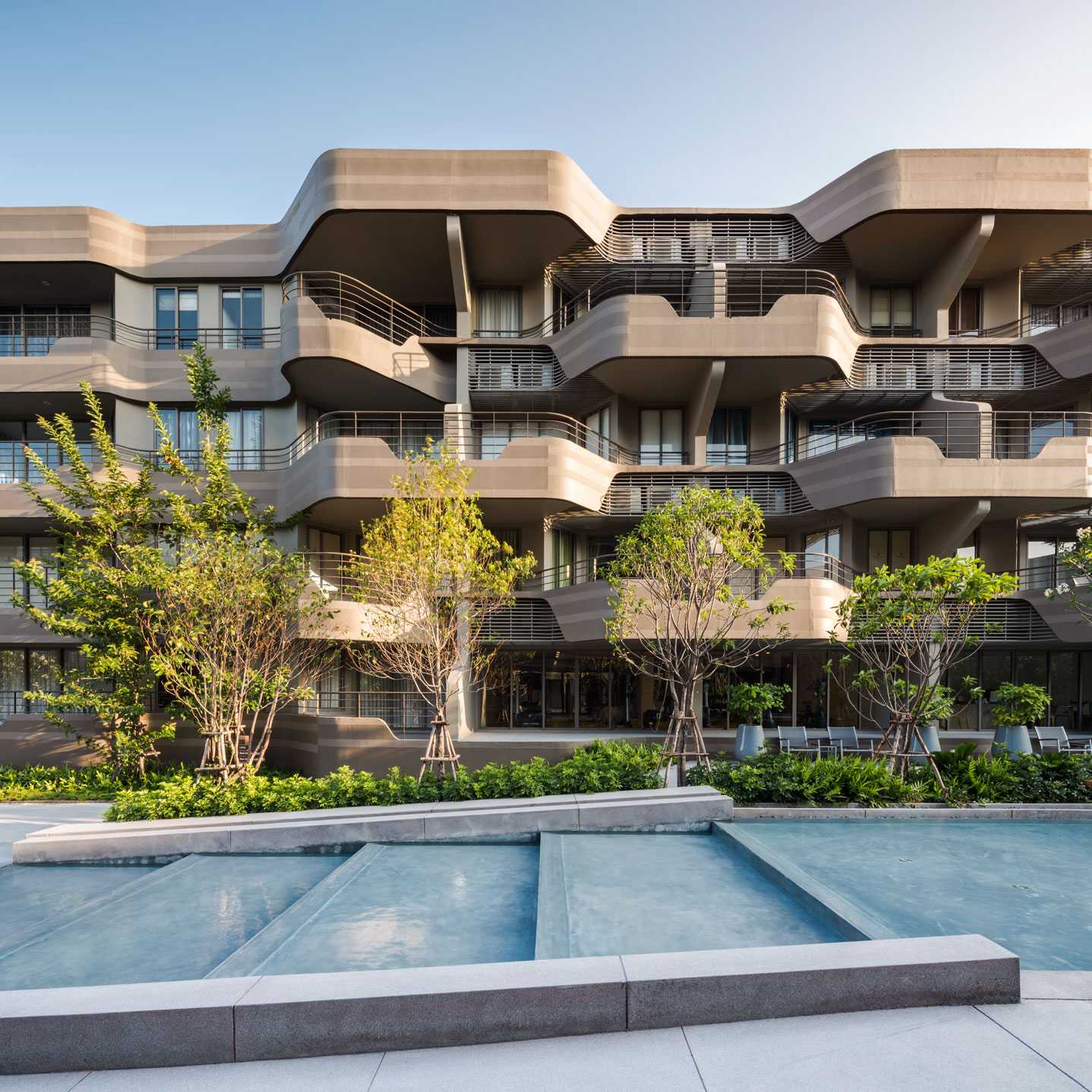 泰国华欣 Baan San Ngam 公寓景观 | 自然与艺术的生态融合-24