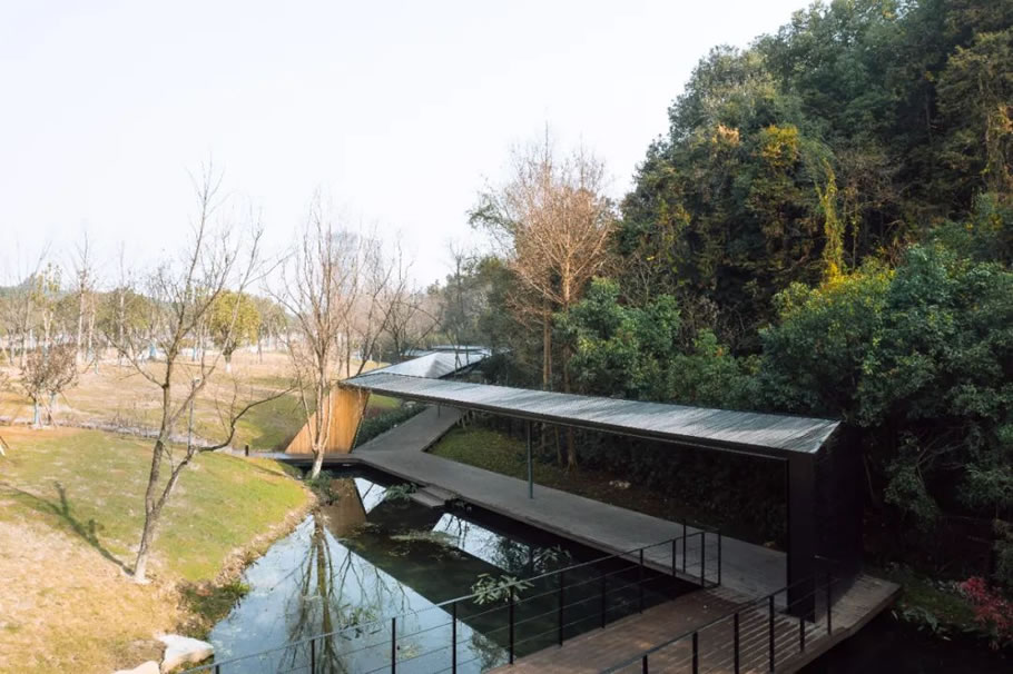 浙江音乐学院「溪上飞檐」丨中国杭州丨line+建筑事务所,gad-82