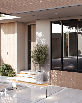 现代别墅立面图丨沙特阿拉伯丨Namasinnovation