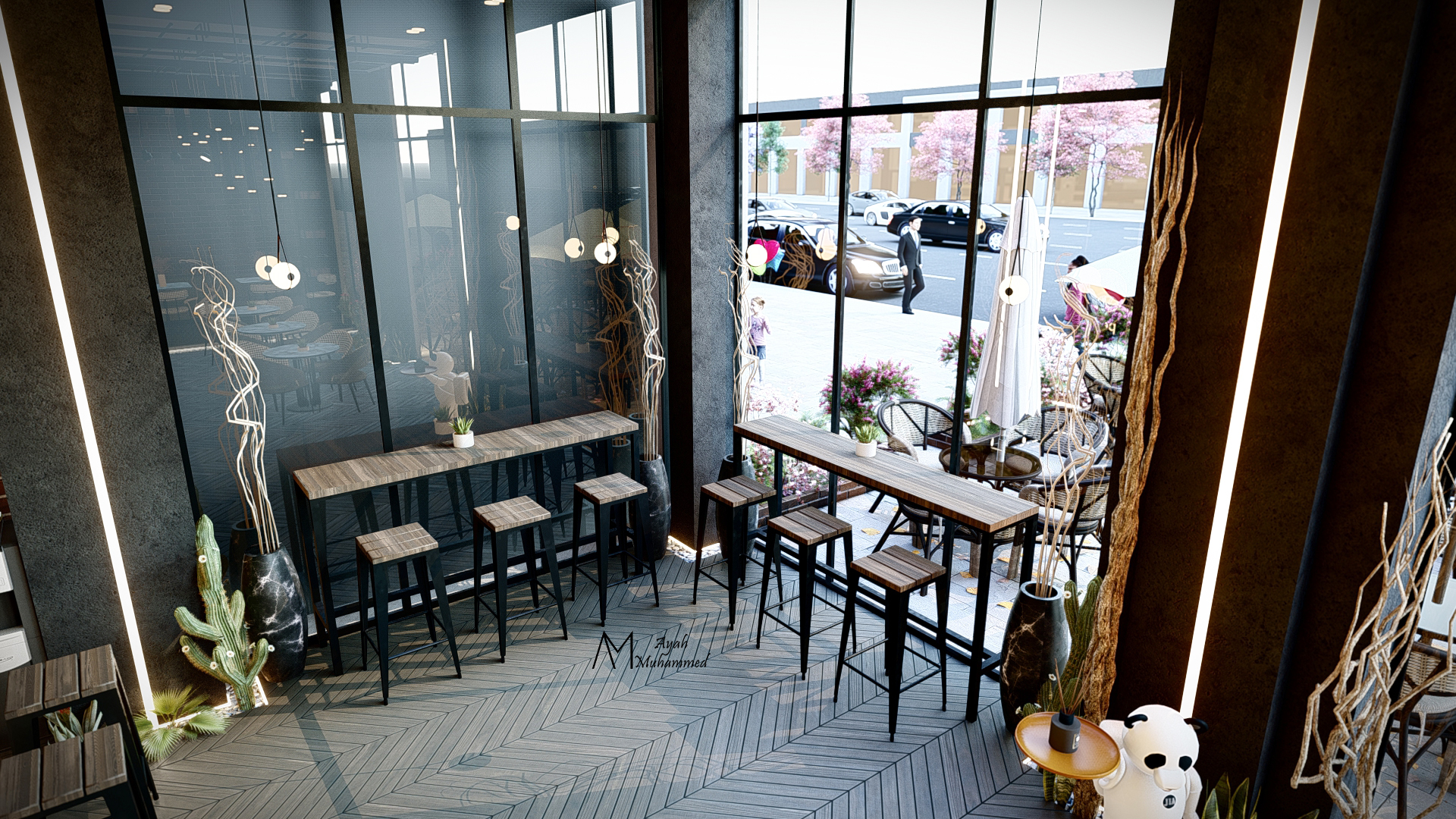 Panda Café 室内设计-5