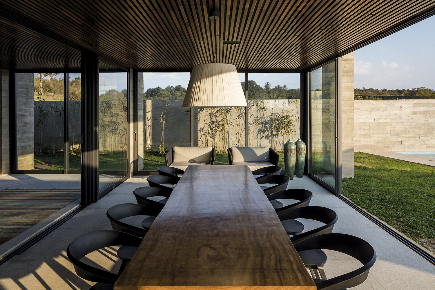 巴西 Braga House 绿色生态现代住宅-36