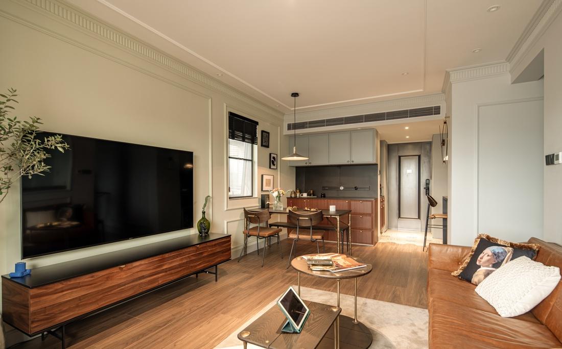 LDK 轻复古平层设计，浪漫与火热共存-10