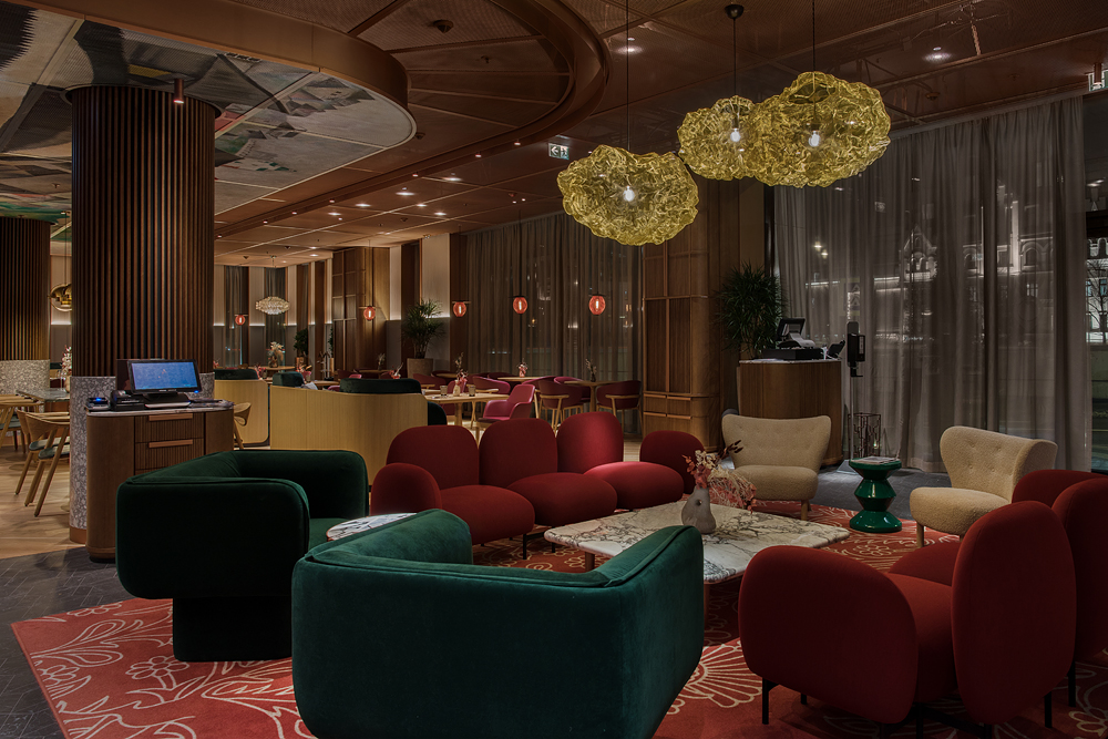 莫斯科 Mövenpick 酒店内的瑞士俄罗斯风格 Shagal 餐厅丨俄罗斯莫斯科丨Archpoint 设计局-7