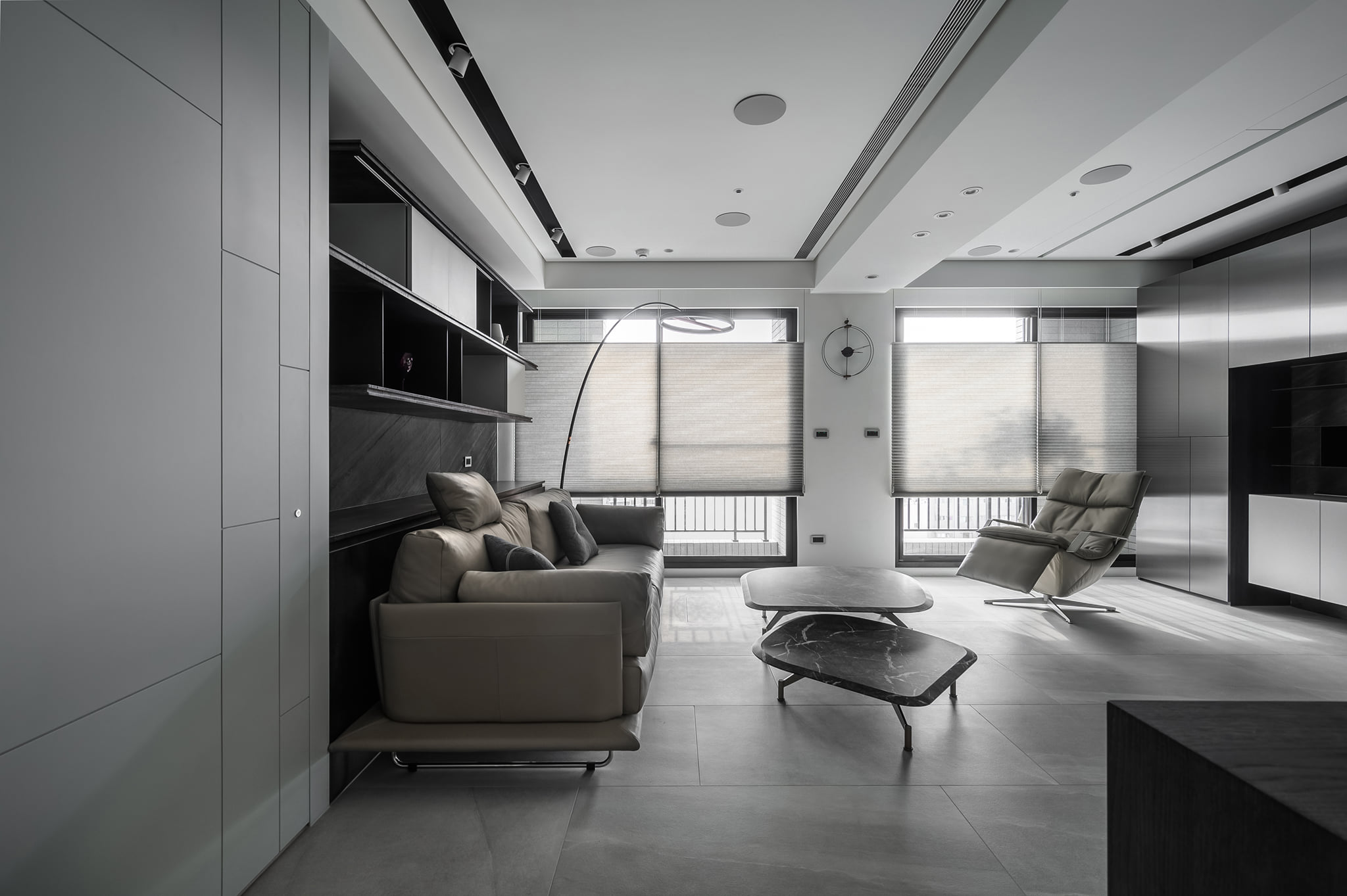 室觉空间创作 | 极简灰白设计，简单又帅气！-5