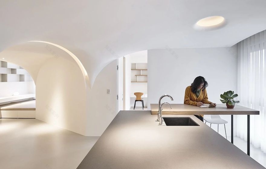 老公房改造的极简三居室-9